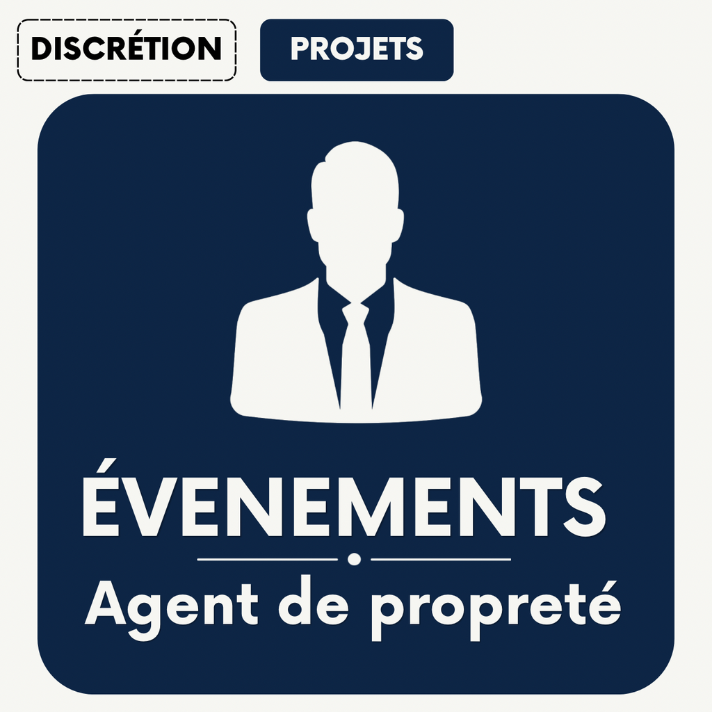 PROPRETÉ PENDANT ÉVÉNEMENT